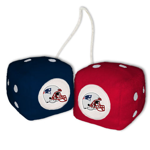 New England Patriots Fuzzy Dice 