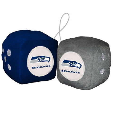 Seattle Seahawks Fuzzy Dice 