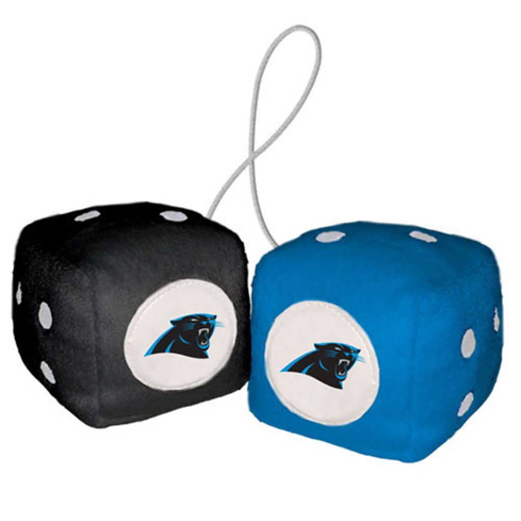 Carolina Panthers Fuzzy Dice CO