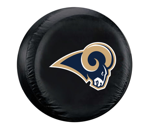 Los Angeles Rams Tire Cover Standard Size Black Special Order