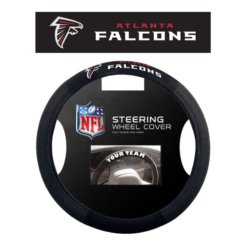 Atlanta Falcons Steering Wheel Cover Mesh Style 