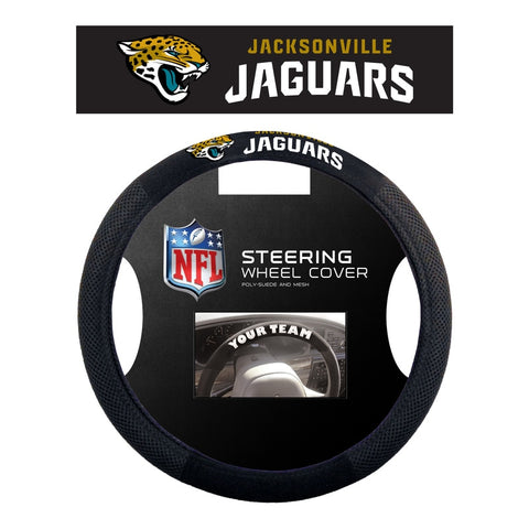 Jacksonville Jaguars Steering Wheel Cover Mesh Style 