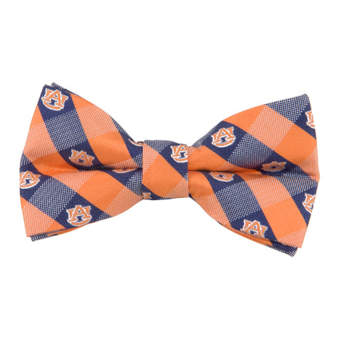  Auburn Tigers Check Style Bow Tie