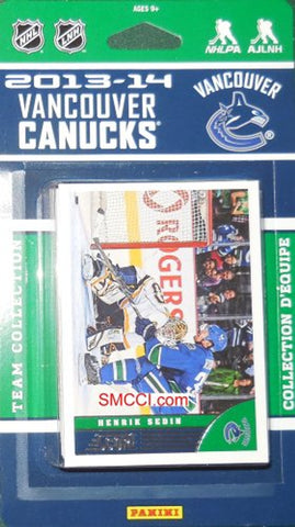 Vancouver Canucks Score Team Set 2013 14