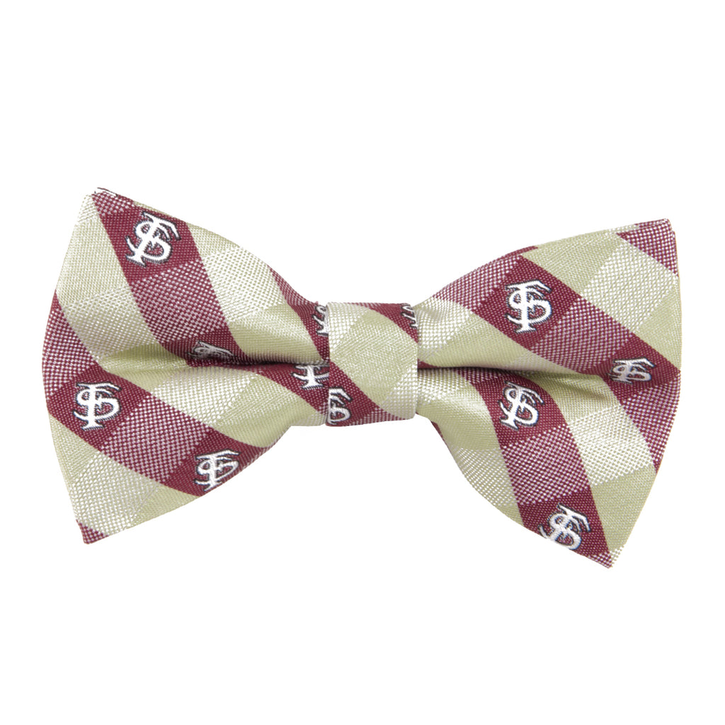 Florida State Seminoles Check Style Bow Tie