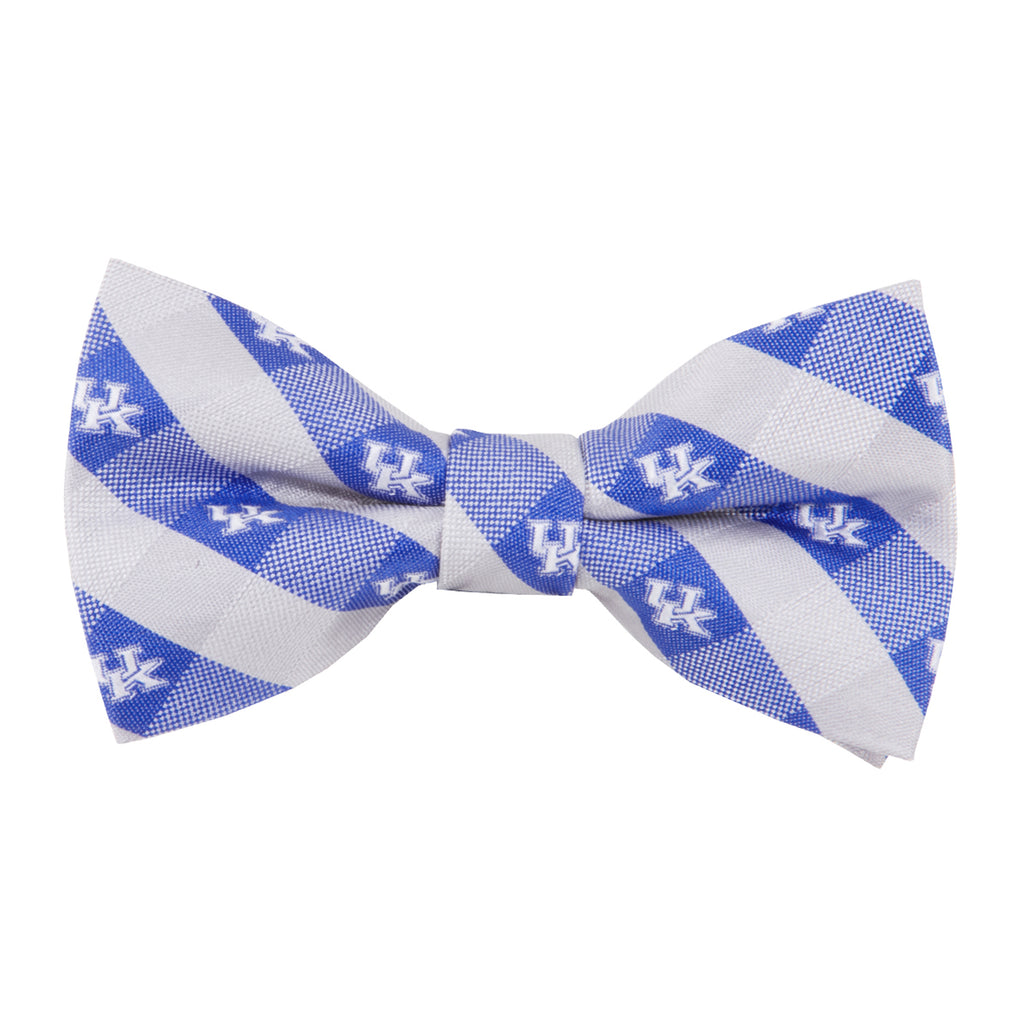  Kentucky Wildcats Check Style Bow Tie
