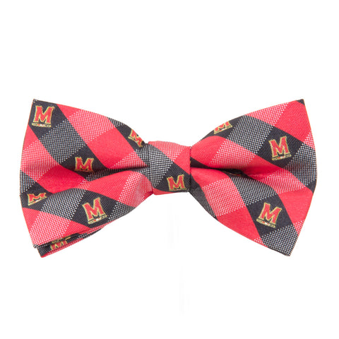  Maryland Terrapins Check Style Bow Tie