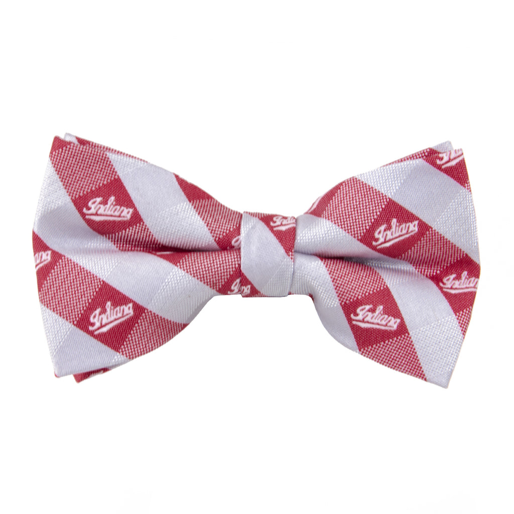  Indiana Hoosiers Check Style Bow Tie