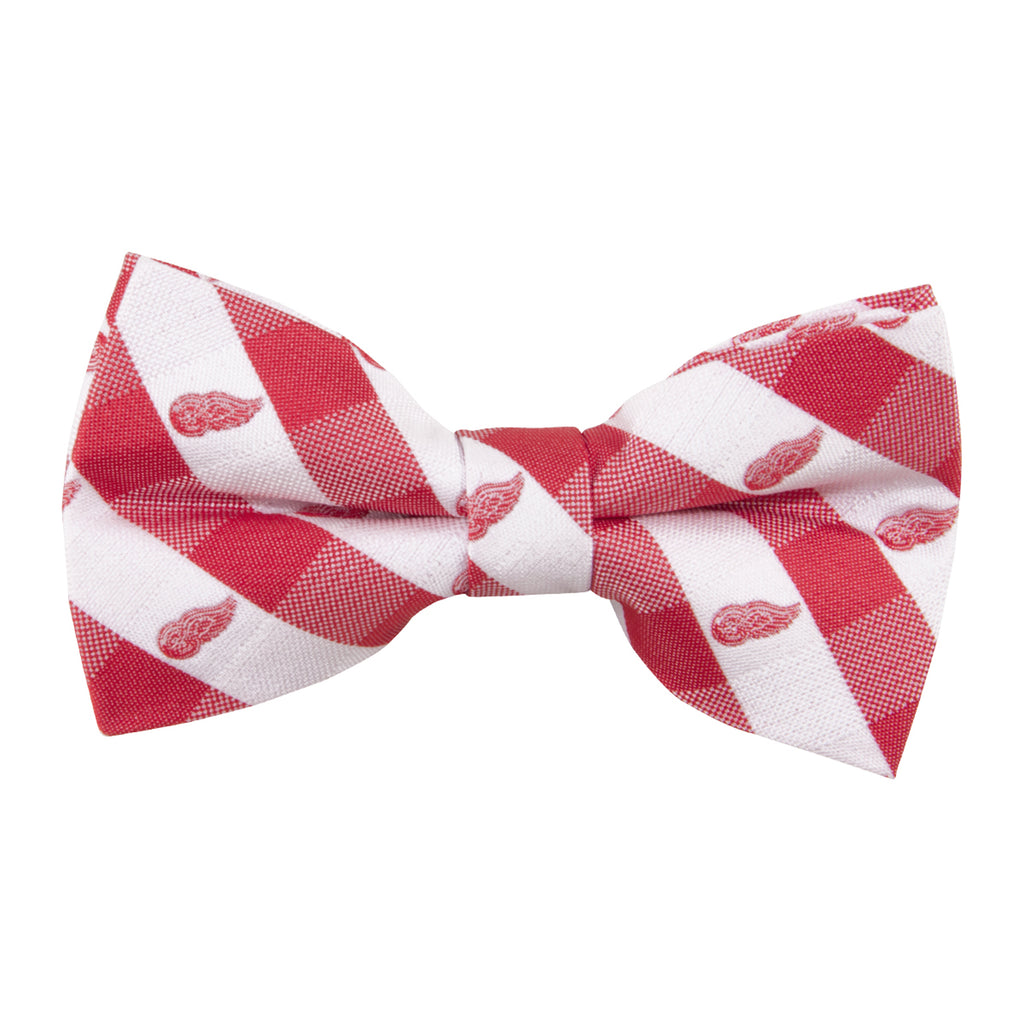  Detroit Red Wings Check Style Bow Tie