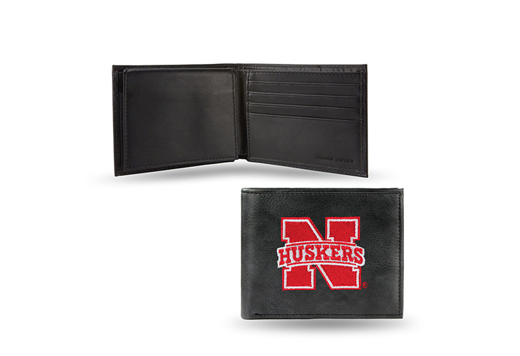 Nebraska Cornhuskers Embroidered Billfold Wallet Script Logo 