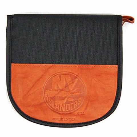 New York Islanders CD Case Leather/Nylon Embossed 
