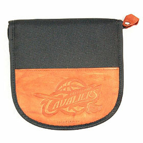 Cleveland Cavaliers CD Case Leather/Nylon Embossed 