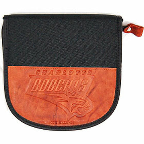 North Carolina Tar Heels Bobcats CD Case Leather/Nylon Embossed 
