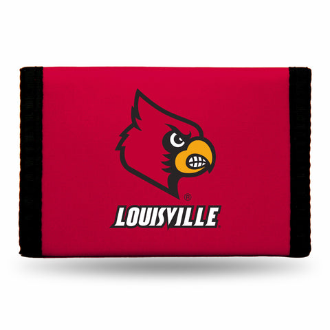 Louisville Cardinals Wallet Nylon Trifold Special Order
