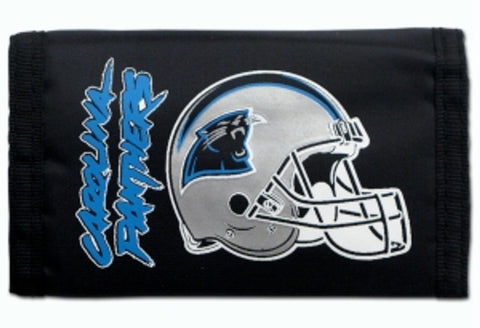 Carolina Panthers Wallet Nylon Trifold