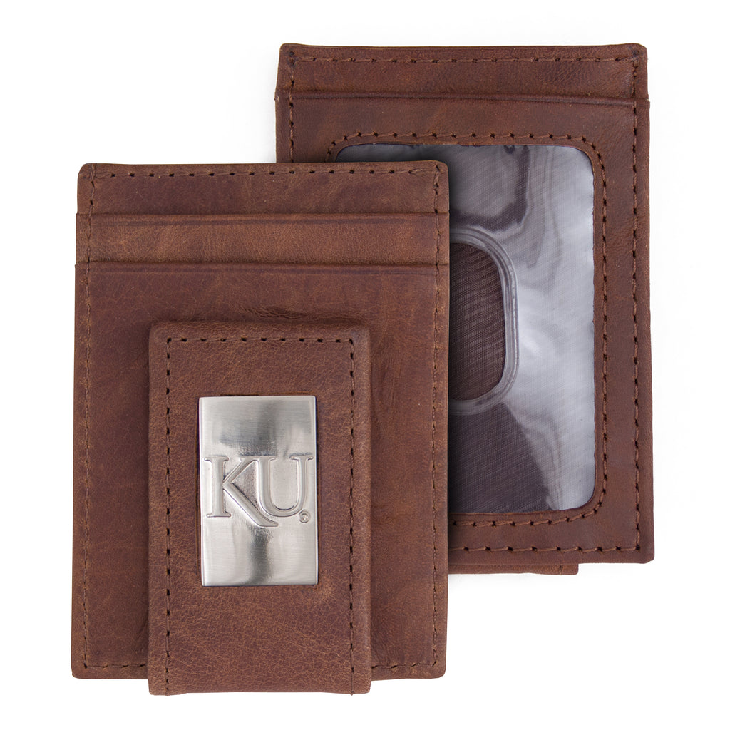  Kansas Jayhawks Front Pocket Wallet