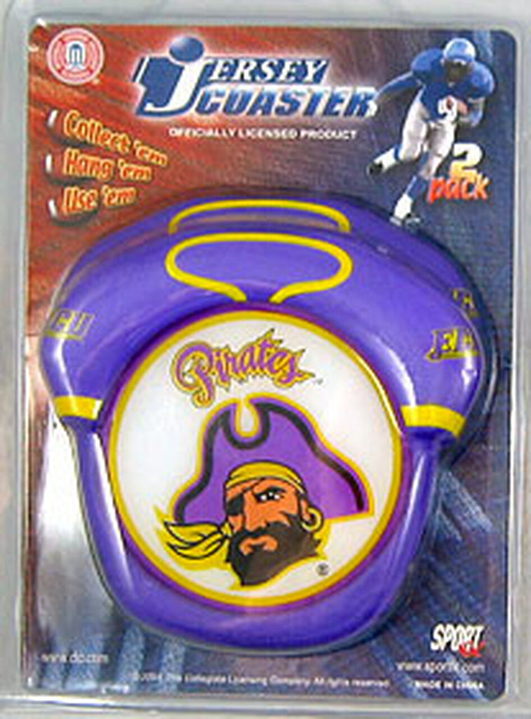 East Carolina Pirates Coaster Set Jersey Style 