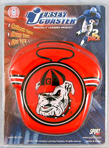 Georgia Bulldogs Coaster Set Jersey Style 