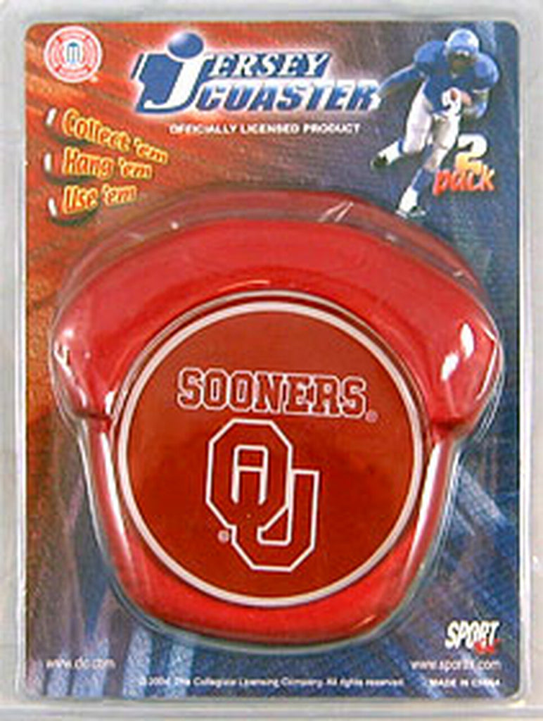 Oklahoma Sooners Coaster Set Jersey Style 