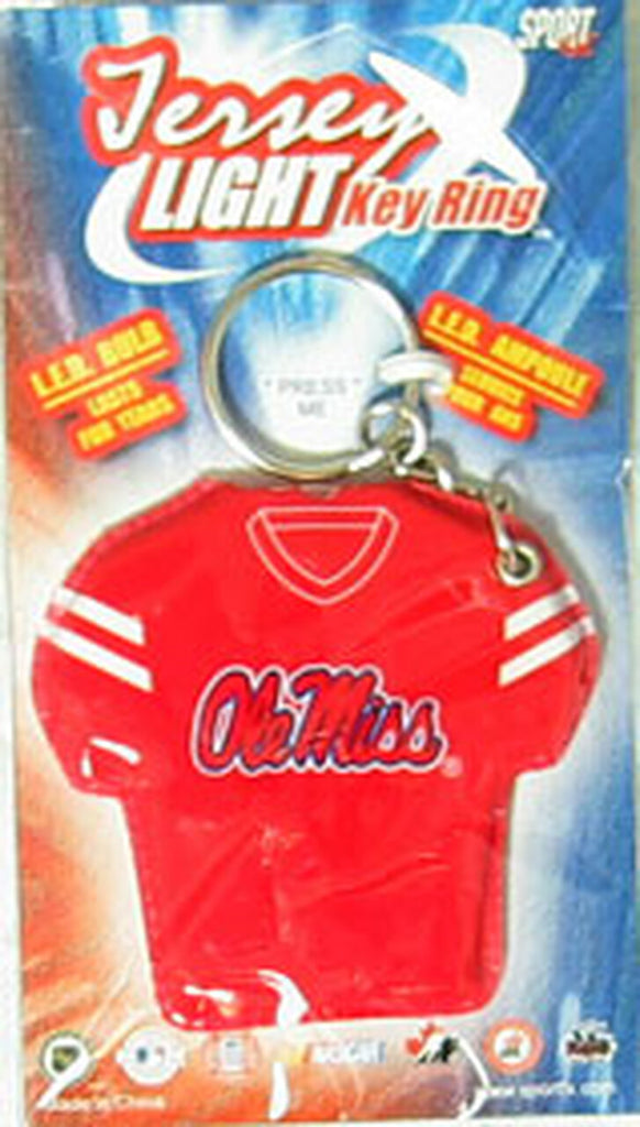 Ole Miss Rebels Keychain Jersey Keylight 