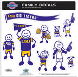 LSU Tigers Family Decal Set