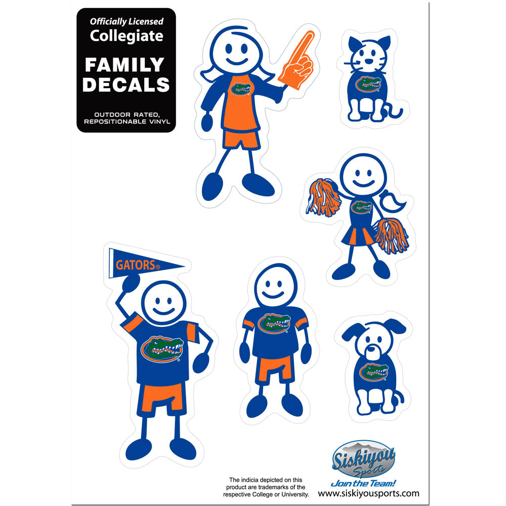 Florida Gators Family Decal Set