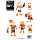 Auburn Tigers Family Decal Set