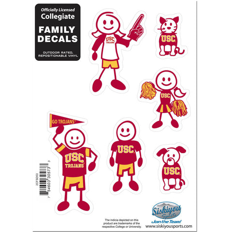 USC Trojans Family Decal Set - Small