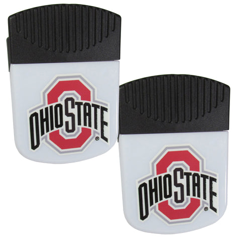 Ohio State Buckeyes   Chip Clip Magnet with Bottle Opener 2 pack 