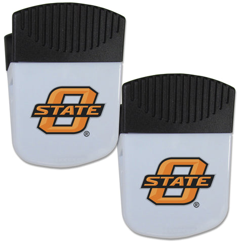 Oklahoma State Cowboys   Chip Clip Magnet with Bottle Opener 2 pack 