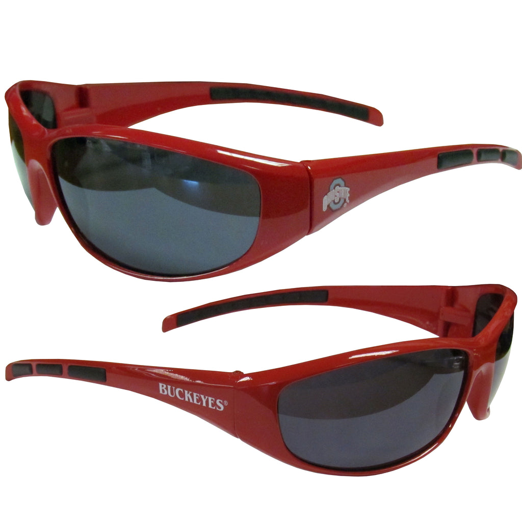 Ohio State Buckeyes   Wrap Sunglasses 