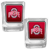 Ohio St. Buckeyes Square Glass Shot Glass