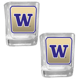 Washington Huskies Square Glass Shot Glass