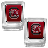 S. Carolina Gamecocks Square Glass Shot Glass