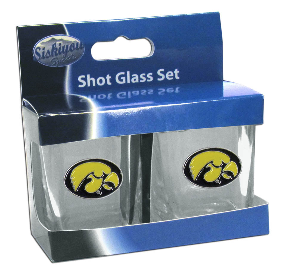 Iowa Hawkeyes Shot Glass - Set
