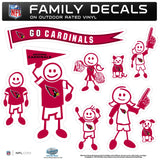 Arizona Cardinals Family Decal Set