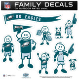 Philadelphia Eagles Family Decal Set