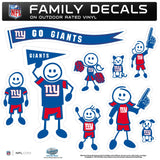 New York Giants Family Decal Set