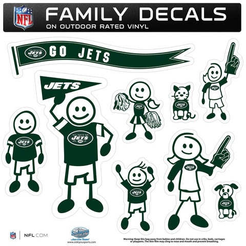 New York Jets Family Decal Set Large