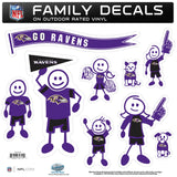 Baltimore Ravens Family Decal Set