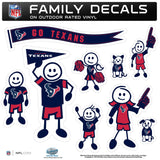 Houston Texans Family Decal Set