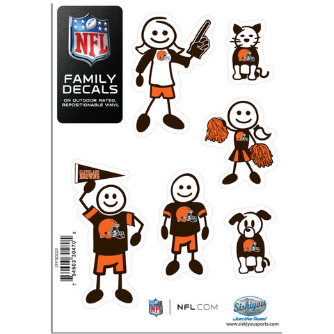 Cleveland Browns Family Decal Set