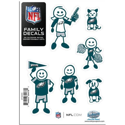 Philadelphia Eagles Family Decal Set