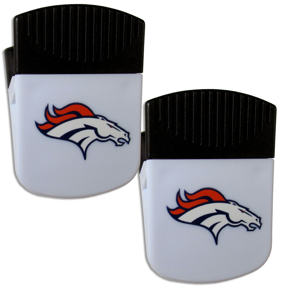 Denver Broncos   Chip Clip Magnet with Bottle Opener 2 pack 
