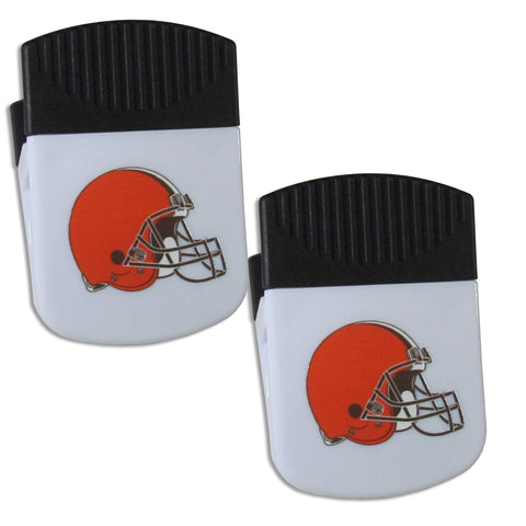 Cleveland Browns   Chip Clip Magnet with Bottle Opener 2 pack 