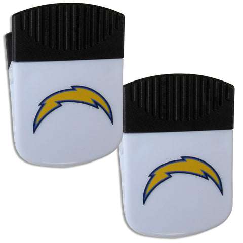 Los Angeles Chargers   Chip Clip Magnet with Bottle Opener 2 pack 