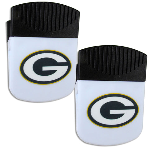 Green Bay Packers   Chip Clip Magnet with Bottle Opener 2 pack 