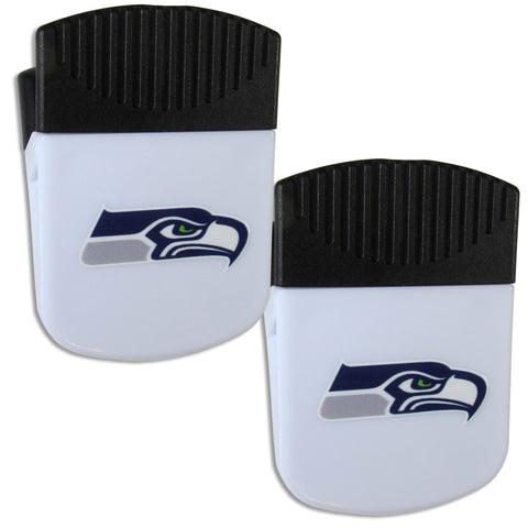 Seattle Seahawks   Chip Clip Magnet with Bottle Opener 2 pack 
