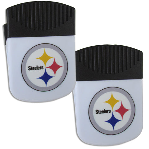 Pittsburgh Steelers   Chip Clip Magnet with Bottle Opener 2 pack 