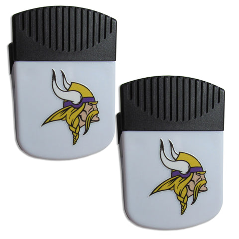 Minnesota Vikings   Chip Clip Magnet with Bottle Opener 2 pack 